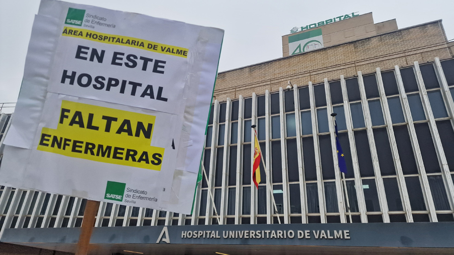 Protesta falta de personal Hospital de Valme